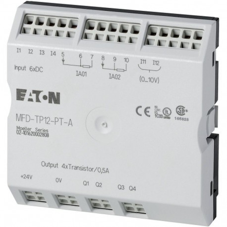 Eaton-moeller MFD-TP12-PT-A 0004519715 EATON ELECTRIC I/O module with temperature measuring, range A, 6DI(2AI), 2I-..