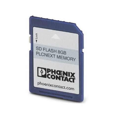 PHOENIX CONTACT SD FLASH 8GB PLCNEXT MEMORY SD FLASH 8GB PLCNEXT MEMORY 1061701 PHOENIX CONTACT Program and configuration memory for storing the applica..