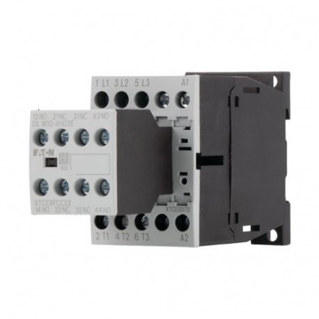 Eaton-moeller DILM7-22(24VDC) Y7-106367 EATON ELECTRIC Contactor, 3p+2N/O+2N/C, 3kW/400V/AC3