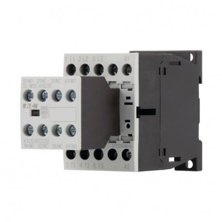 Eaton-moeller DILM9-22(24VDC) Y7-106368 EATON ELECTRIC Contactor, 3p+2N/O+2N/C, 4kW/400V/AC3