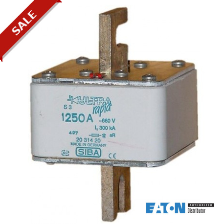 EATON - MOELLER 20.610.32-200 20.610.32-200 106475 EATON ELECTRIC Semiconductor fuse, superfast, 200A