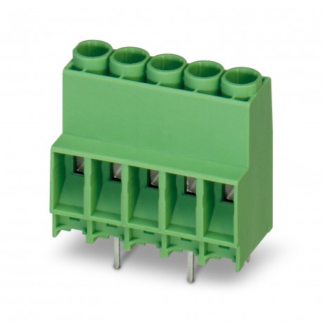 Phoenix contact MKDS 5N HV/ 2-6,35 GY MIXP Terminal for printed circuit board, pitch: 6.35 mm, numbe..