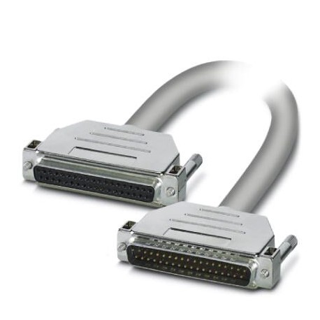 Phoenix contact CABLE-D37SUB/B/S/HF/S/ 1,0M Assembled, shielded, halogen-free round cable connection..