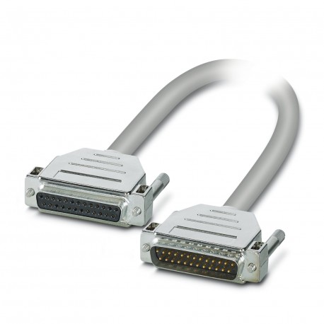PHOENIX CONTACT CABLE-D25SUB/B/S/HF/S/ 2,0M CABLE-D25SUB/B/S/HF/S/ 2,0M 1066666 PHOENIX CONTACT Assembled, shielded, halogen-free round cable connection..