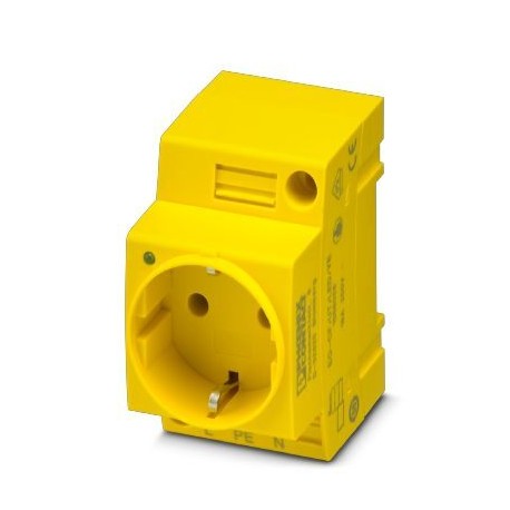 Phoenix contact EO-CF/UT/LED/YE Socket, Pin connector pattern type CF, Screw connection, Light indic..
