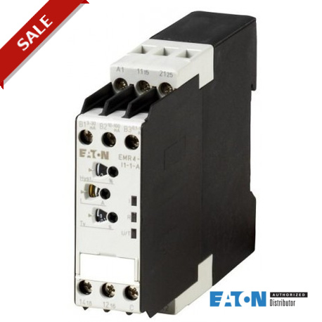 Eaton-moeller EMR4-I1-1-A EATON ELECTRIC Current monitoring relay, 2W, 3-30mA, 10-100mA, 0.1-1A, 24-240VAC/DC