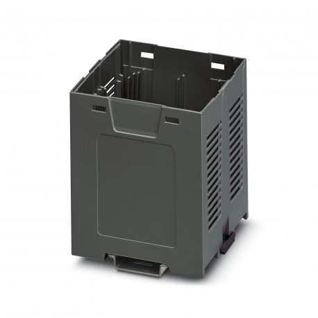Phoenix contact EH 67,5-B/ABS-PC BK9005 DIN rail housing, Lower housing part with base latch, tall d..