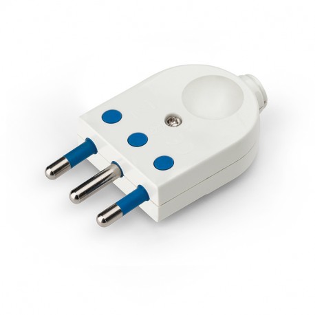 Scame 106.3004 AERIAL PLUG 2P+T 16A WHITE