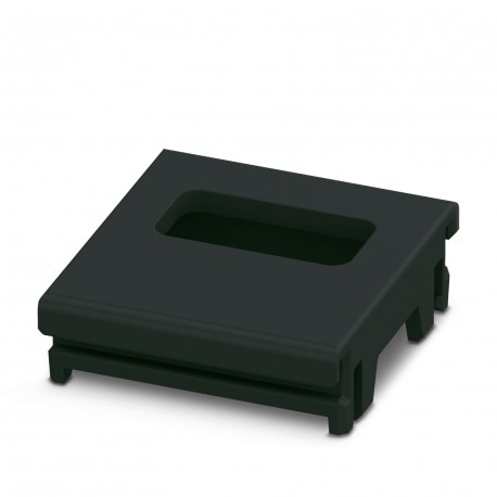 Phoenix contact ICS25-F22U-9005 DIN rail housing, ICS filler, with USB function cutout, width: 25 mm..