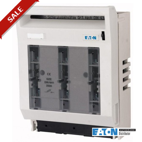 EATON - MOELLER GST1-AU GST1-AU 107251 EATON ELECTRIC NH fuse switch-disconnector, 250A, 500V/250A, 690V/200A, size 1