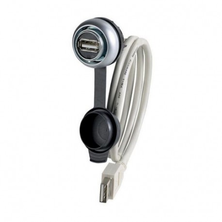 EATON - MOELLER M22-USB-SA M22-USB-SA 107412 Y7-107412 EATON ELECTRIC Front element, USB 3.0 A/A, with connection cable 0.6m