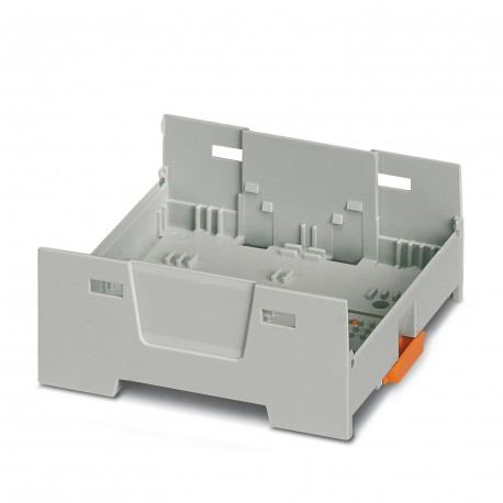 Phoenix contact EH 70 F-B/ABS-PC GY7035 DIN rail housing, Lower housing part with base latch, flat d..