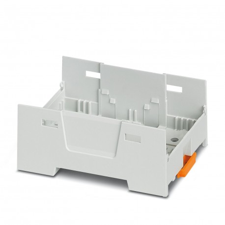 Phoenix contact EH 52,5 F-B/ABS-PC GY7035 DIN rail housing, Lower housing part with base latch, flat..