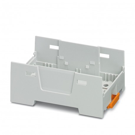 Phoenix contact EH 45 F-B/ABS-PC GY7035 DIN rail housing, Lower housing part with base latch, flat d..
