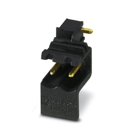 Phoenix contact MSTBO 2,5/ 2-G1R THRR32 BK AU PCB headers, number of positions: 2, pitch: 5 mm, colo..