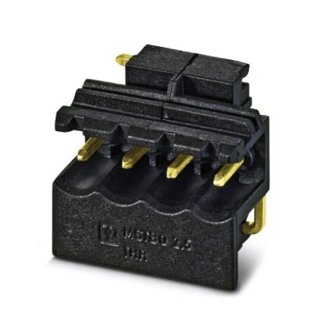Phoenix contact MSTBO 2,5/ 4-G1L THRR44 BK AU PCB headers, number of positions: 4, pitch: 5 mm, colo..