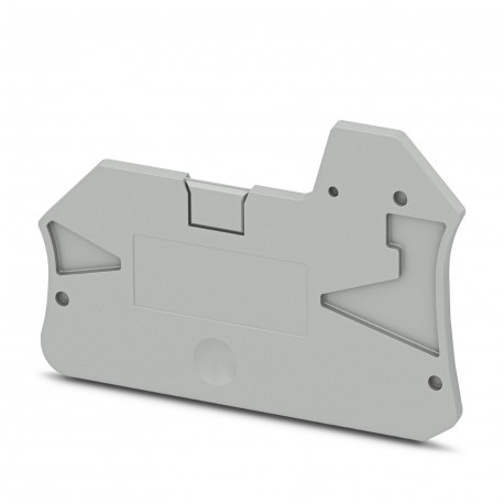 Phoenix contact D-PTV 2,5-TWIN End cover, length: 60 mm, width: 2.2 mm, height: 45,7 mm, color: gray