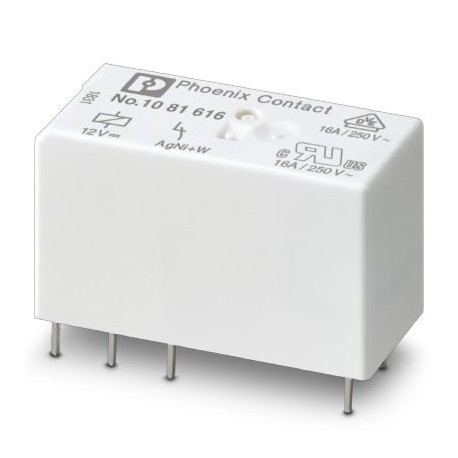 Phoenix contact REL-MR-12DC/1ICT REL-MR- 12DC/1ICT 1081616 PHOENIX CONTACT Pluggable miniature power relay, with tungsten pre-contact for hig..