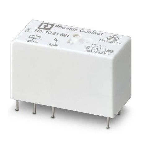 Phoenix contact REL-MR-110DC/1IC Pluggable miniature power relay, with power contact for high switch..