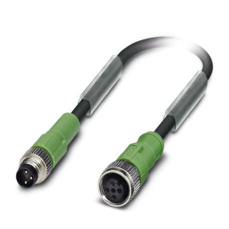 Phoenix contact SAC-3P-M 8MS/ 4,5-PUR/M12FS Sensor/actuator cable, 3-position, PUR halogen-free, bla..