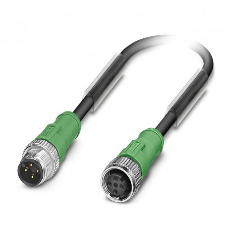 Phoenix contact SAC-4P-M12MS/ 0,3-810/M12FS Sensor/actuator cable, 4-position, PUR halogen-free, wel..