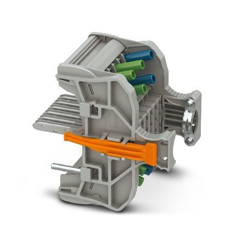 Phoenix contact FTP-3/6SL GN/BU Test plug, nom. voltage: 400 V, number of positions: 6, width: 56.8 ..