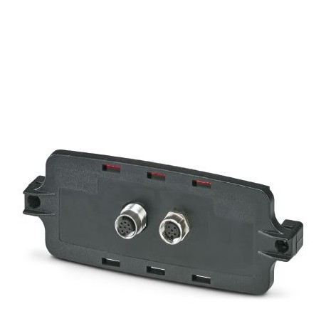 Phoenix contact ECS-P-122X169-S-UV1-1M1FM12 ECS family faceplate, ready for integration of one M12 m..