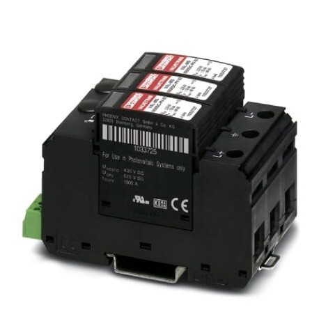 Phoenix contact VAL-MS 1500DC-PV/2+V-FM/40 Surge protection