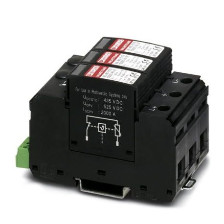 Phoenix contact VAL-MS-T1/T2 1000DC-PV/2+V-FM/40 Surge protection