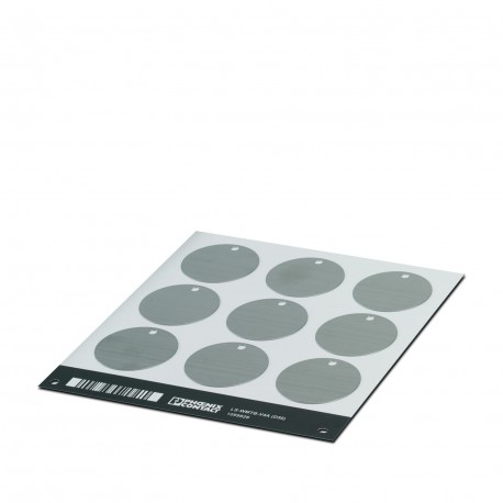 Phoenix contact LS-WMTB-V4A (D50) Cable marker, Stainless steel label, silver, unlabeled, can be lab..