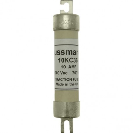 Eaton-moeller 10KC36 10AMP 750V d.c. IEC TRACTION FUSE EATON ELECTRIC 10AMP 750V d.c. IEC TRACTION FUSE