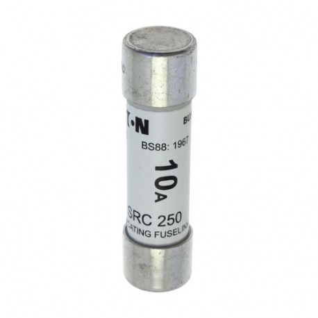 Eaton-moeller 10Amp 250V D.C. TRACTION FUSE EATON ELECTRIC Fuse-link, high speed, 10 A, DC 250 V, 21 x 76 mm, BS