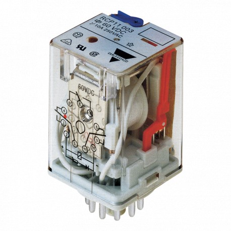 Carlo-gavazzi RCP110036VDC CARLO GAVAZZI Emrelay 11Pins 3Pdt 10A Coil 36Vdc