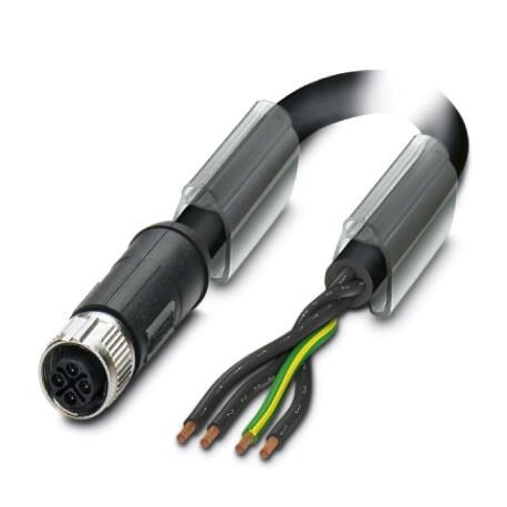 PHOENIX CONTACT SAC-4P-20,0-PUR/M12FSS PE SAC-4P-20,0-PUR/M12FSS PE 1100838 PHOENIX CONTACT Power cable, 4-position, PUR halogen-free, black-gray RAL ..