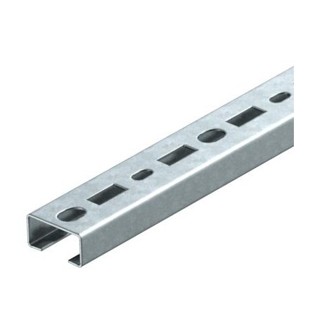 OBO BETTERMANN CML3518P2000FS 1268 L 2M FS 1104500 OBO BETTERMANN Profile rails perforated, slot width 17 mm, 2000x35x18, Strip-galvanised..