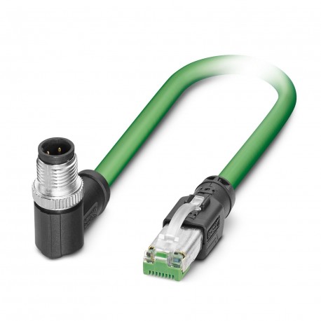 PHOENIX CONTACT NBC-M12MRD/50,0-93C/R4AC NBC-M12MRD/50,0-93C/R4AC 1105802 PHOENIX CONTACT Network cable, PUR/FRNC halogen-free, green RAL 6018, shiel..