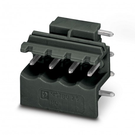 Phoenix contact MSTBO 2,5/ 4-G1R BK CD:1,4 PCB headers, number of positions: 4, pitch: 5 mm, pin lay..
