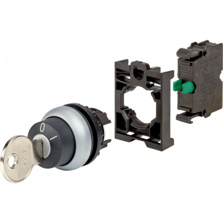 EATON - MOELLER M22-WRS-K10-BVP M22-WRS-K10-BVP 110917 Y7-110917 EATON ELECTRIC 1 N/O key switches, complete device