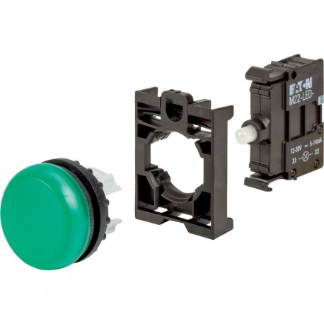 EATON - MOELLER M22-L-G-LED-BVP M22-L-G-LED-BVP 110927 Y7-110927 EATON ELECTRIC Indicator lights, complete device