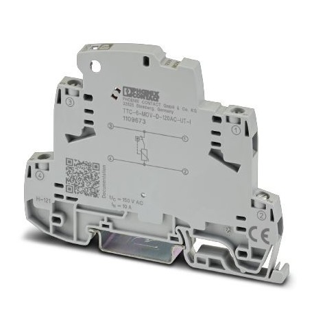 Phoenix contact TTC-6-MOV-D-120AC-UT-I Medium surge protection with integrated status indicator for ..