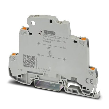 Phoenix contact TTC-6-MOV-D-120AC-PT-I Medium surge protection with integrated status indicator for ..