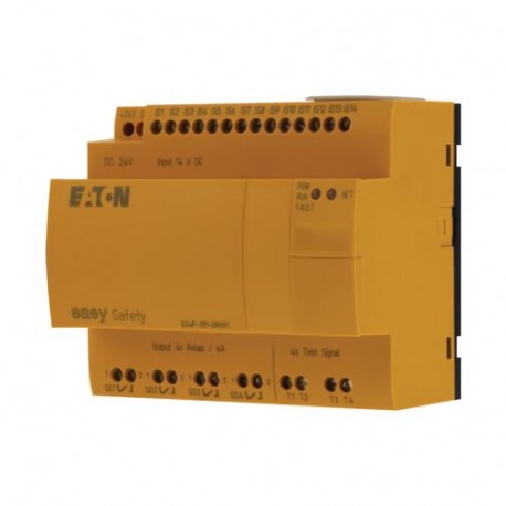 Eaton-moeller ES4P-221-DRXX1 Y7-111018 EATON ELECTRIC Safety relay, 24 V DC, 14DI, 4DO relays, easyNet