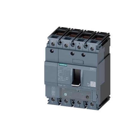 SIEMENS 3VA1112-4FF46-0AA0 3VA1112-4FF46-0AA0 SIEMENS circuit breaker 3VA1 IEC Frame 160 breaking capacity class S Icu 36 kA @ 415 V 4-..