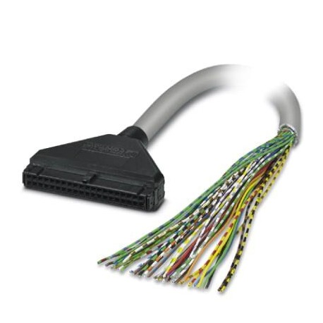 Phoenix contact VIP-CAB-FLK40/FS/NA/HF/ 2,0M Assembled, halogen-free round cable connection 1: IDC/F..