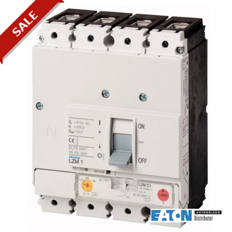 Eaton-moeller LZMC1-4-ASF25-I Y7-111899 EATON ELECTRIC Circuit-breaker, 4 p, 25A