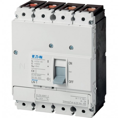 Eaton-moeller LN1-4-160-I Y7-112001 EATON ELECTRIC Switch-disconnector, 4 p, 160A, frame size 1