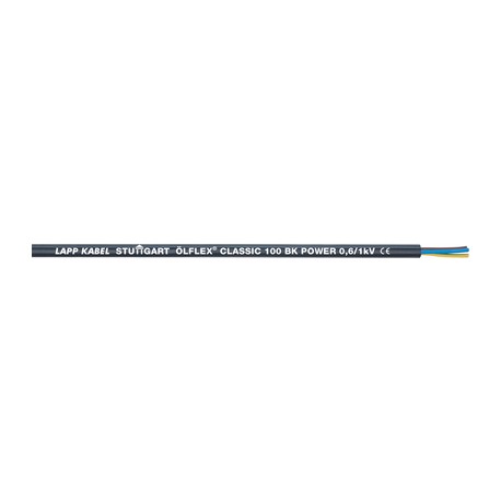 LAPP 1120474 1120474 ÖLFLEX CLASSIC 100 BK 0,6/1 kV 4G4 LAPP ÖLFLEX CLASSIC 100 BK 0,6/1 kV 4G4