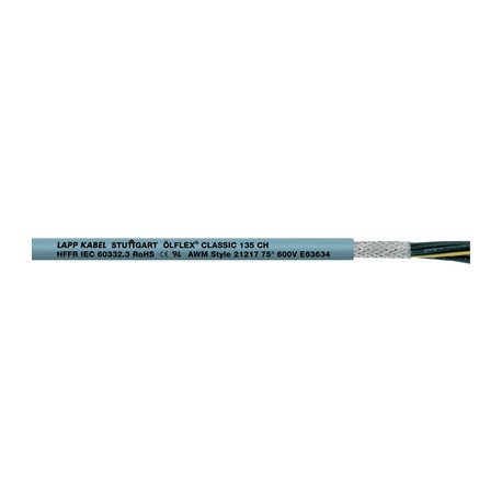 Lapp 1123266 ÖLFLEX CLASSIC 135 CH 2X1 LAPP ÖLFLEX CLASSIC 135 CH 2X1
