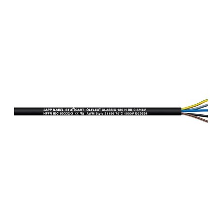 Lapp 1123444 ÖLFLEX CLASSIC 130 H BK 0,6/1 kV 4G25 LAPP ÖLFLEX CLASSIC 130 H BK 0,6/1 kV 4G25