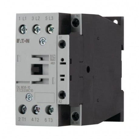 Eaton-moeller DILM38-10(RDC24) Y7-112442 EATON ELECTRIC Contactor, 3p+1N/O, 18.5kW/400V/AC3